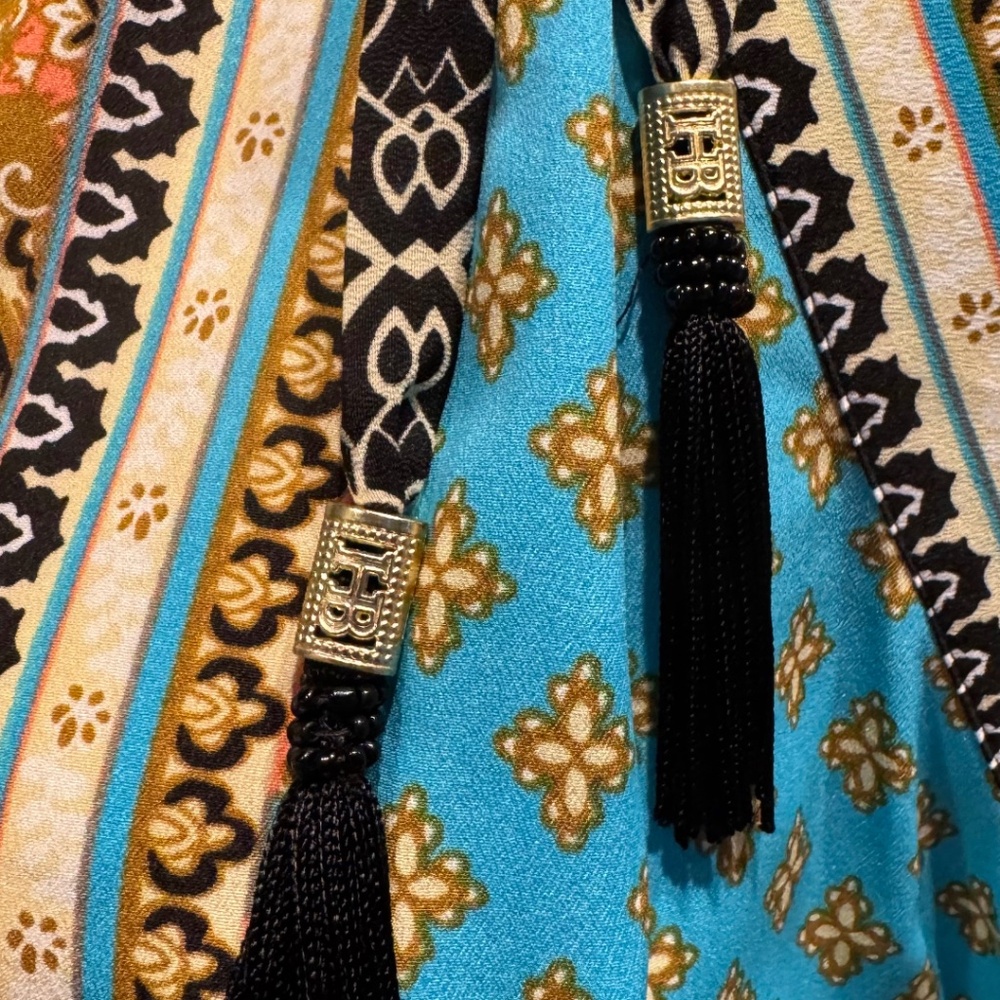 HALE BOB Boho Print Drop-Waist Maxi Dress – Size L – NWT - Picture 7 of 7